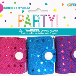 Sequin Notebook 3pk