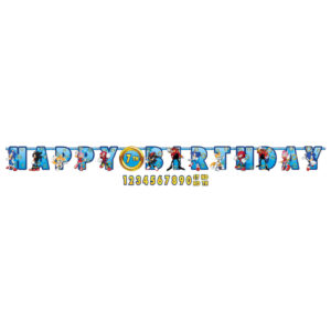 Sonic Jumbo Add-An-Age Letter Banner