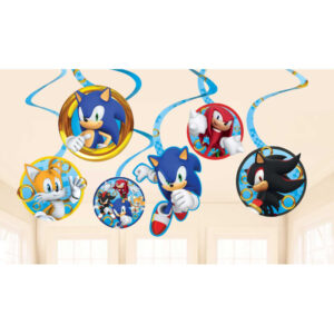 Sonic Spiral Swirl Hanging Decoration