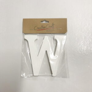 Craft Wood Letter "W"