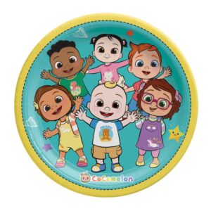Cocomelon 23cm Round Paper Plates 8pk