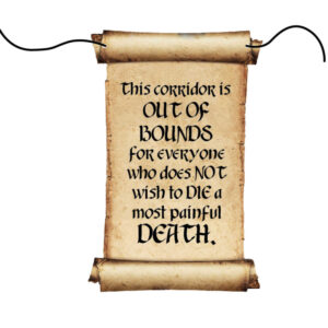 Harry Potter Hanging Door Decoration & Rope