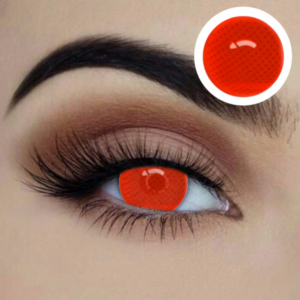 Red Mesh Contact Lenses