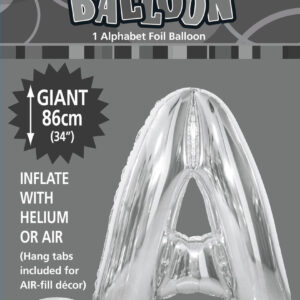 Letter A Megaloon-Silver