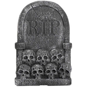 CEMETERY RIP SKULLS TOMBSTONE STYROFOAM DECORATION