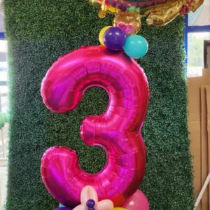 Princess + Jumbo Balloon Arrangement