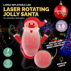 Large Inflatable Jolly Santa