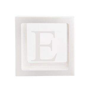 “E” Letter Sticker