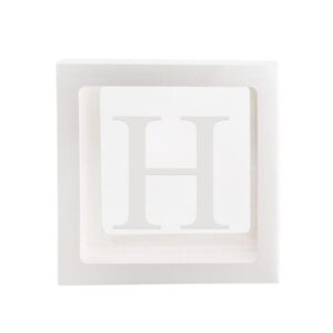 “H” Letter Sticker