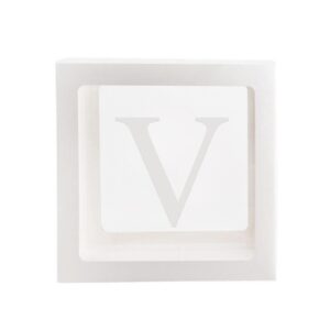 “V” Letter Sticker
