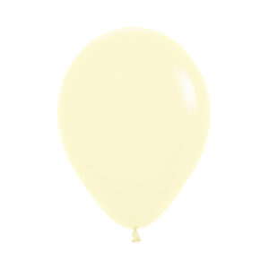 25 pk Pastel Yellow Latex Balloon