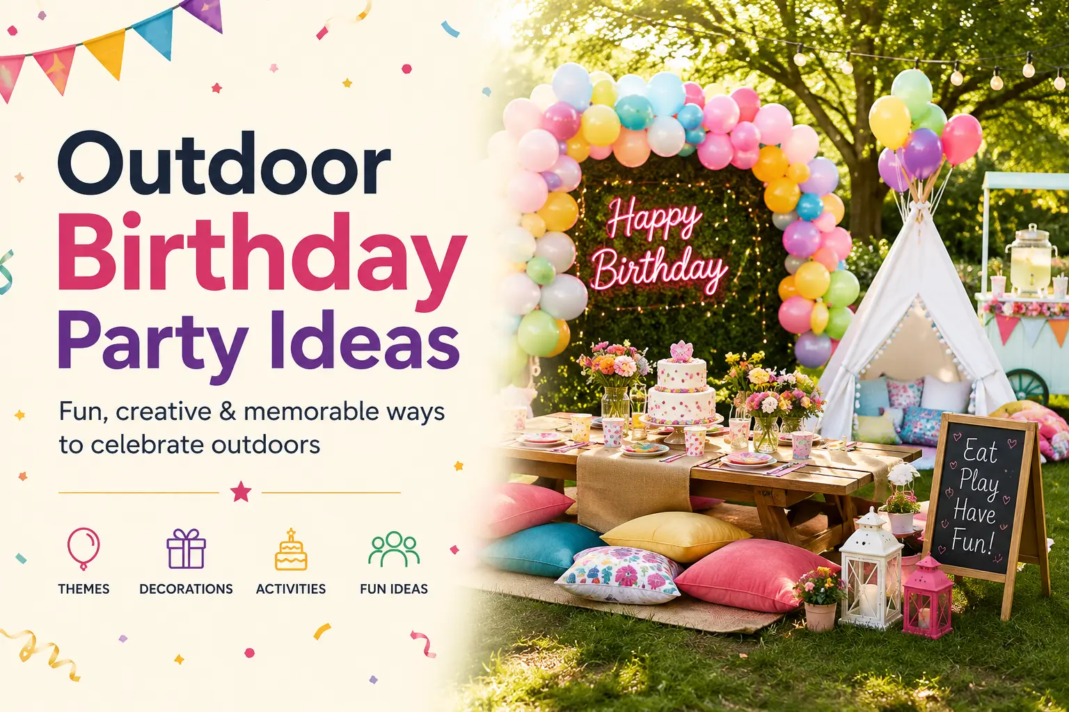 Outdoor Birthday Party Ideas