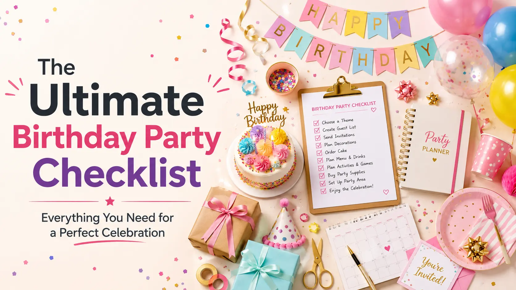 birthday party checklist